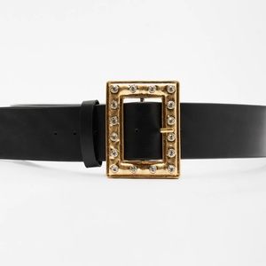 NWT Zara Sparkly Buckle Belt Sz. 80